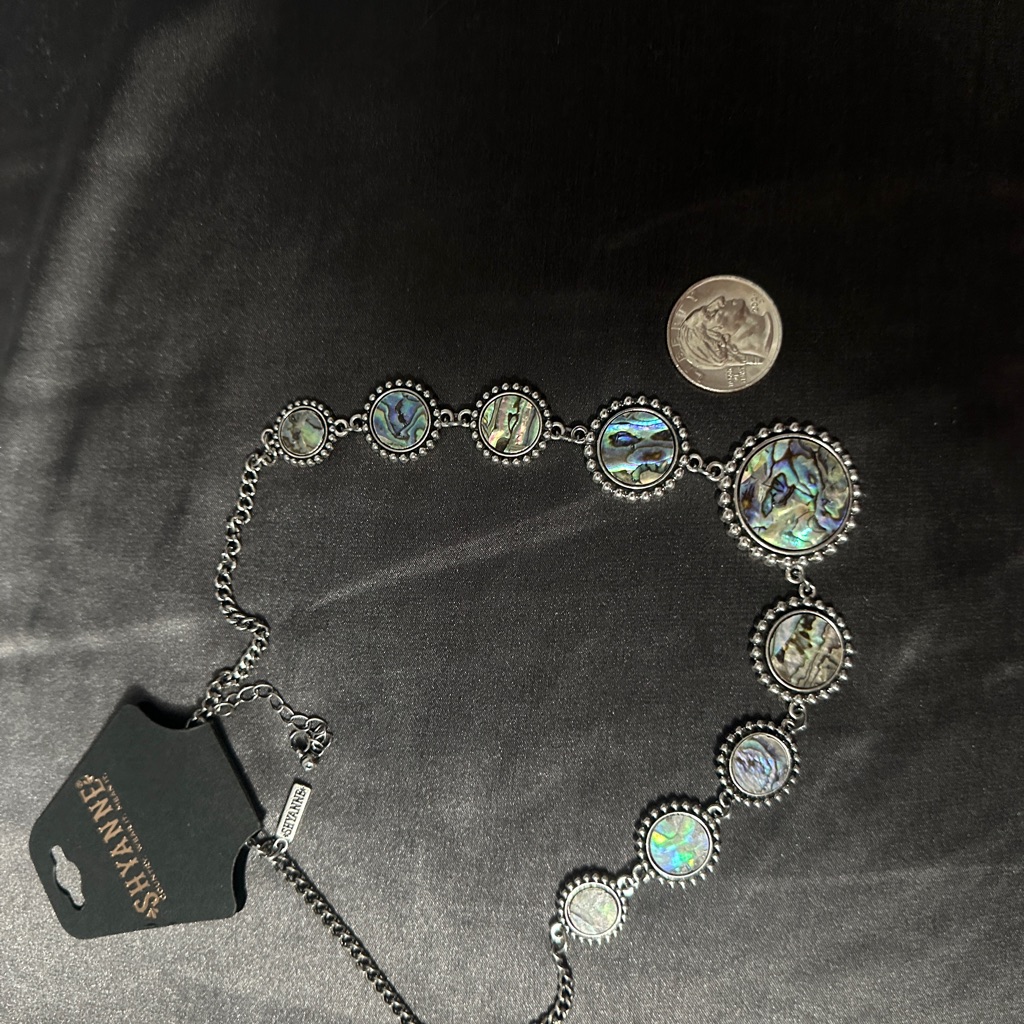 Shyanne Abalone And Silver Women's Necklace